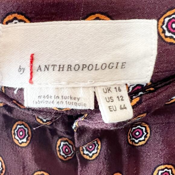 Anthropologie Marsden Wide Leg Geo Print Pants Size 14 - Picture 11 of 11